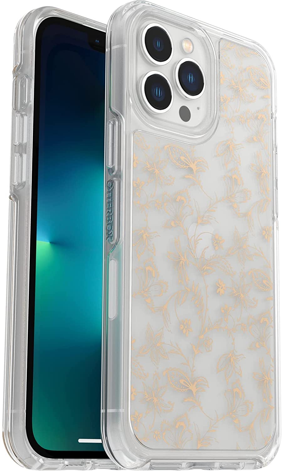 Otterbox Iphone 13 Pro Max & Iphone 12 Pro Max Symmetry Series Case   Wallflower, Ultra Sleek, Wireless Charging Compatible, Rai