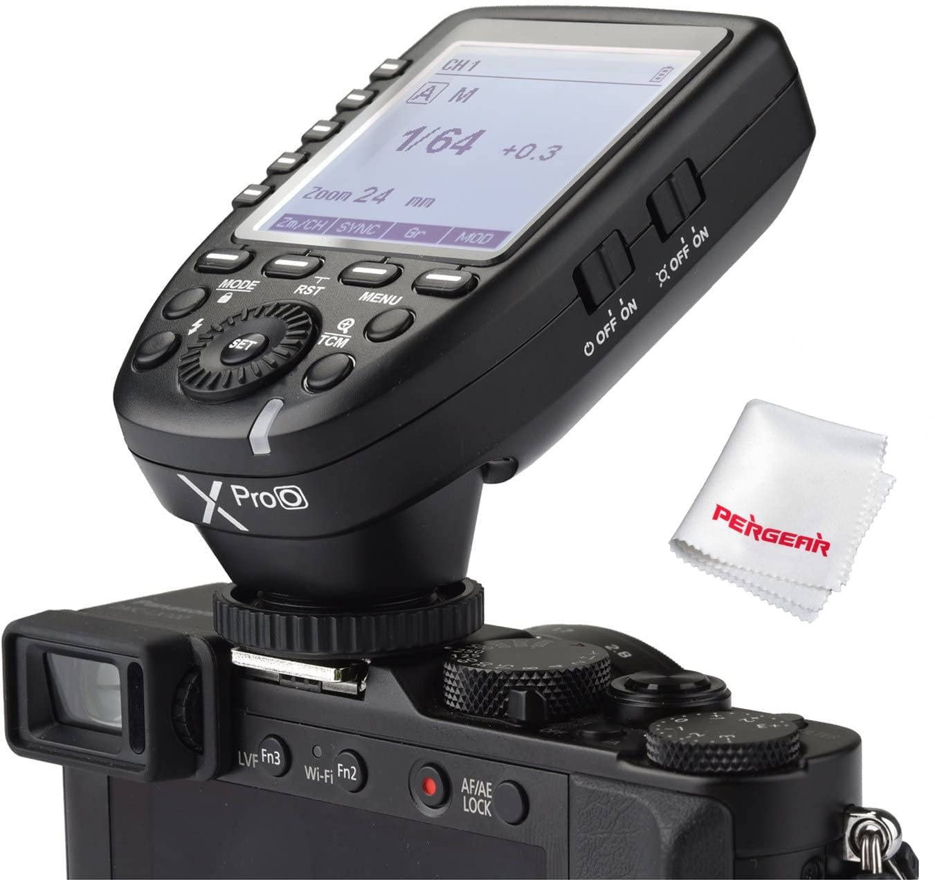 Godox Xpro O For Olympus Panasonic Ttl Wireless Flash Trigger 1/8000S Hss Ttl Convert Manual Function Large Screen Slanted Desig