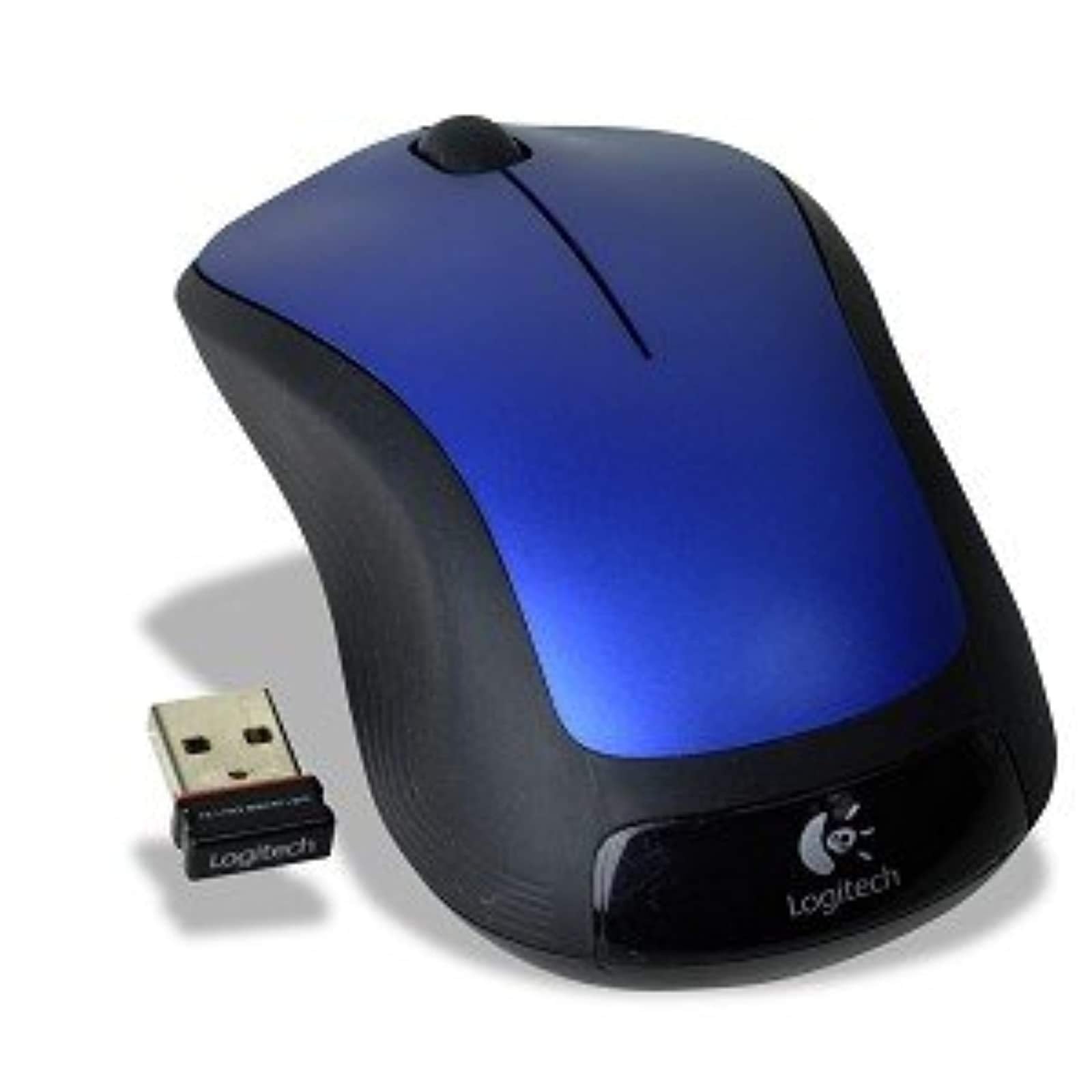 Logitech M310 3Button Wireless USB Laser Scroll Mouse w/Nano Transceiver (Blue/Black)