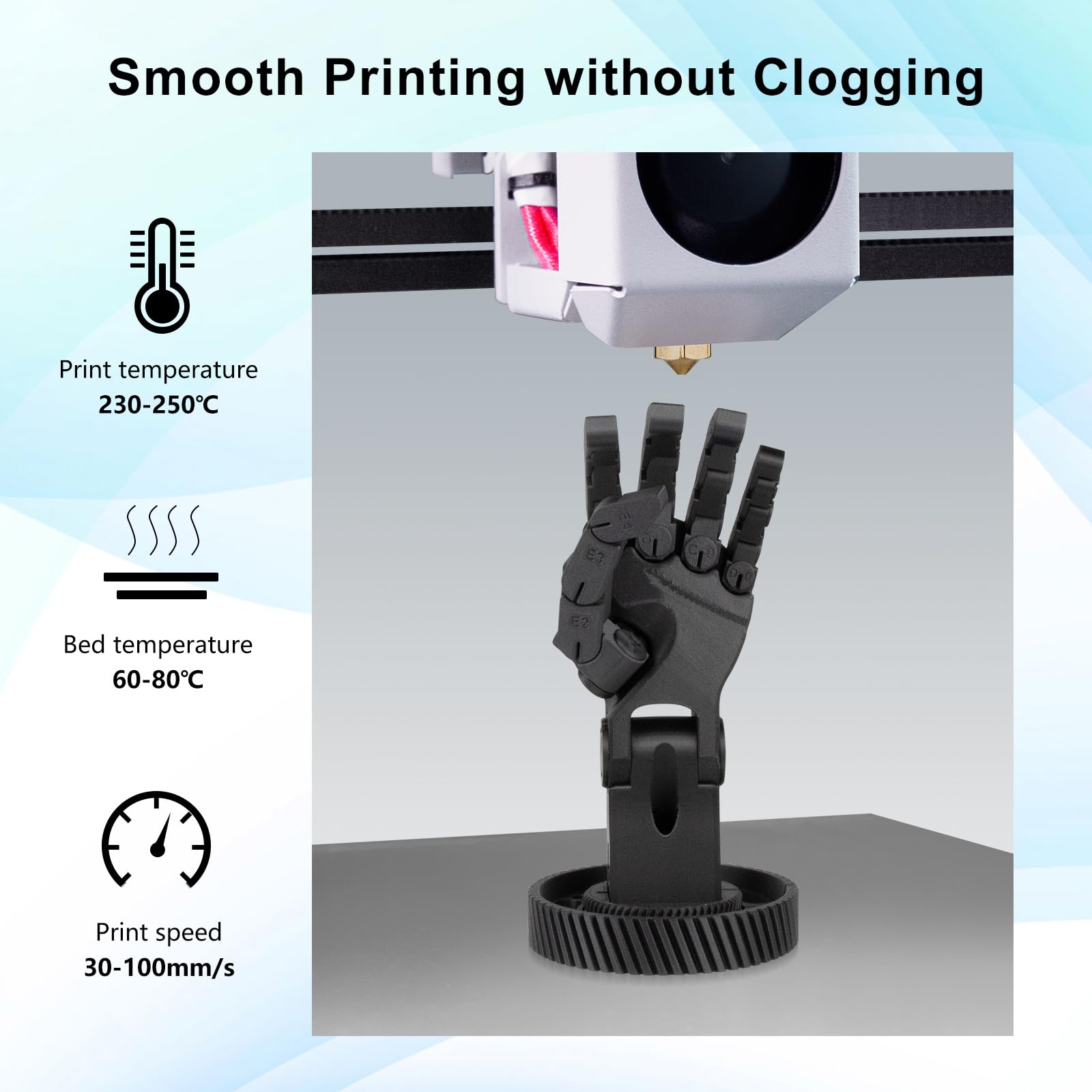 3D Printer Filament Carbon Fiber Petg Filament, Iemai Petg Filament 1.75Mm, Petg Filament Filled 20% Carbon Fiber, 3D Printing F