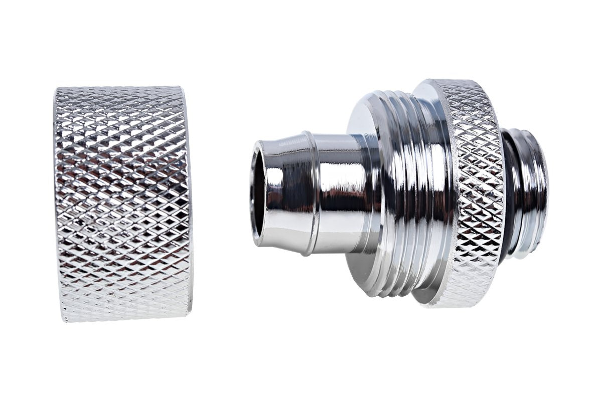 Alphacool 17235 Eiszapfen 16/10Mm Compression Fitting G1/4   Chrome Sixpack Water Cooling Fittings