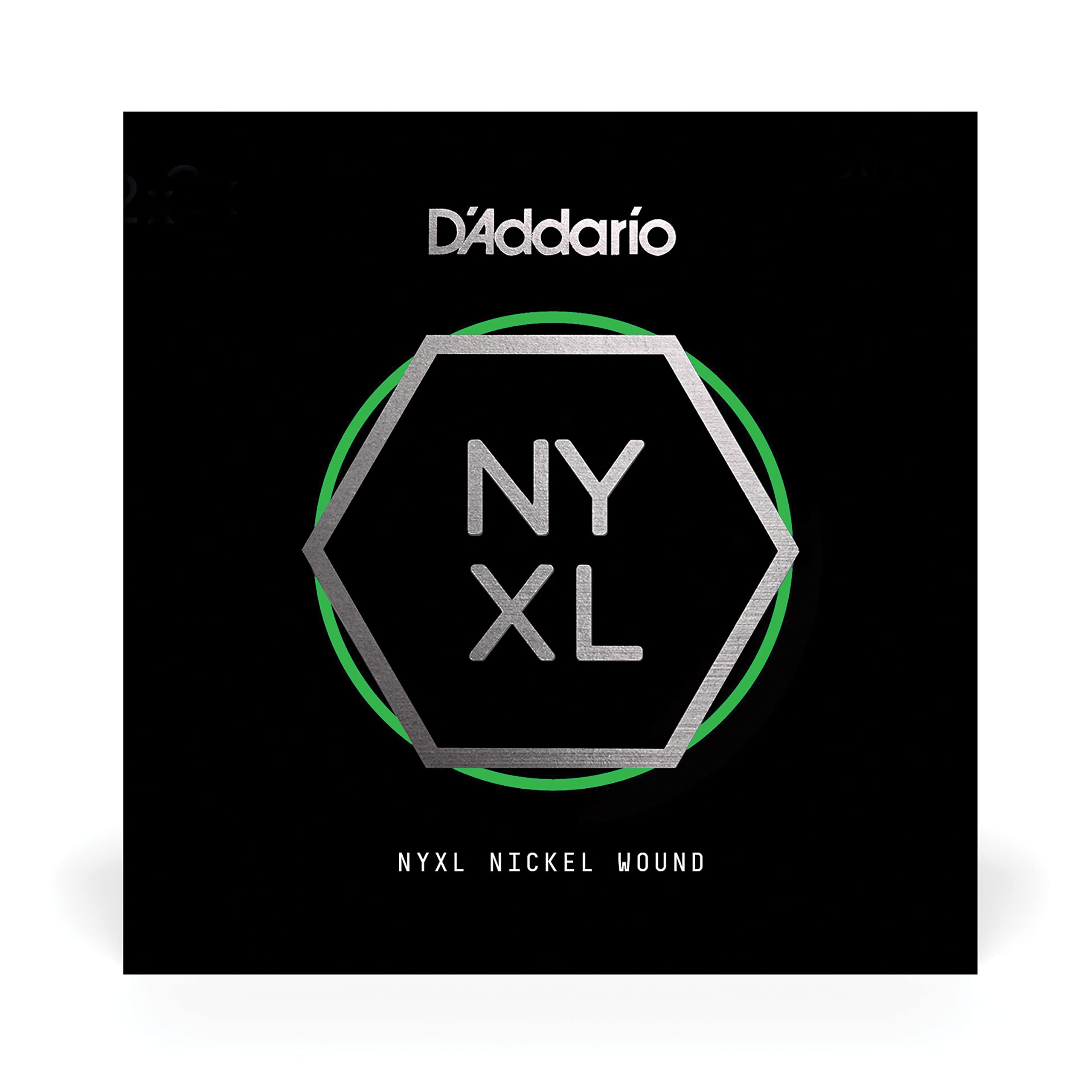 D'Addario Nyxl Nickel Wound Electric Guitar Single String, 052