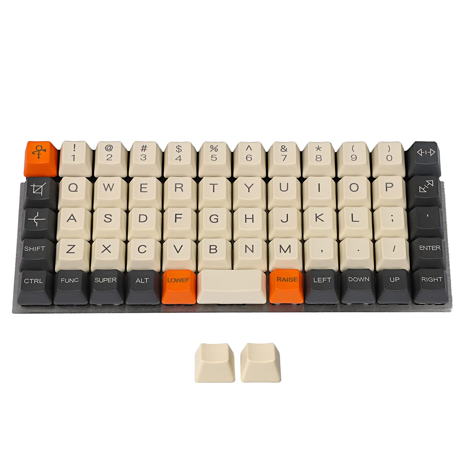 Ymdk Carbon Laser Etched Top Print Oem Keycap 1.5Mm Pbt For Mx Switches Planck Niu40 Preonic Keyboard (Top Printed)(Only Keycap)