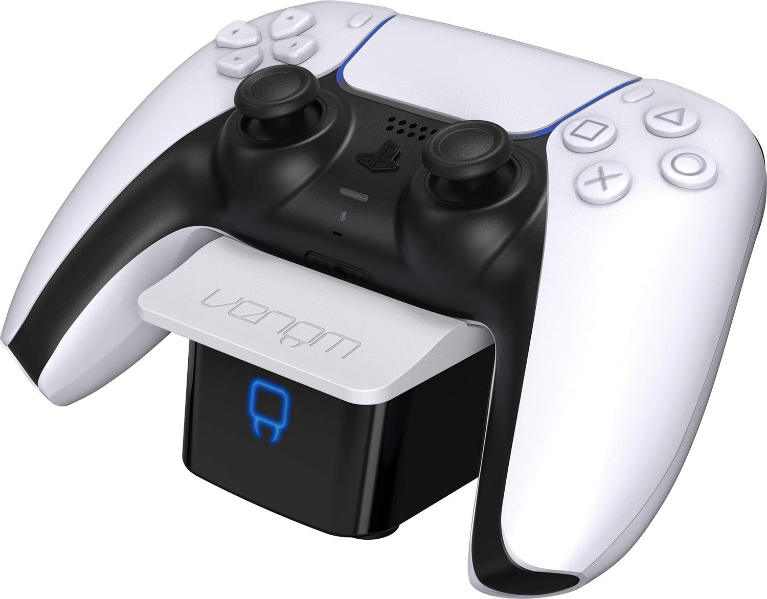 Venom PS5 Controller Charging Station, Slim Dock Compatible with PlayStation 5, Single Wireless Controller Charger with LED Indi