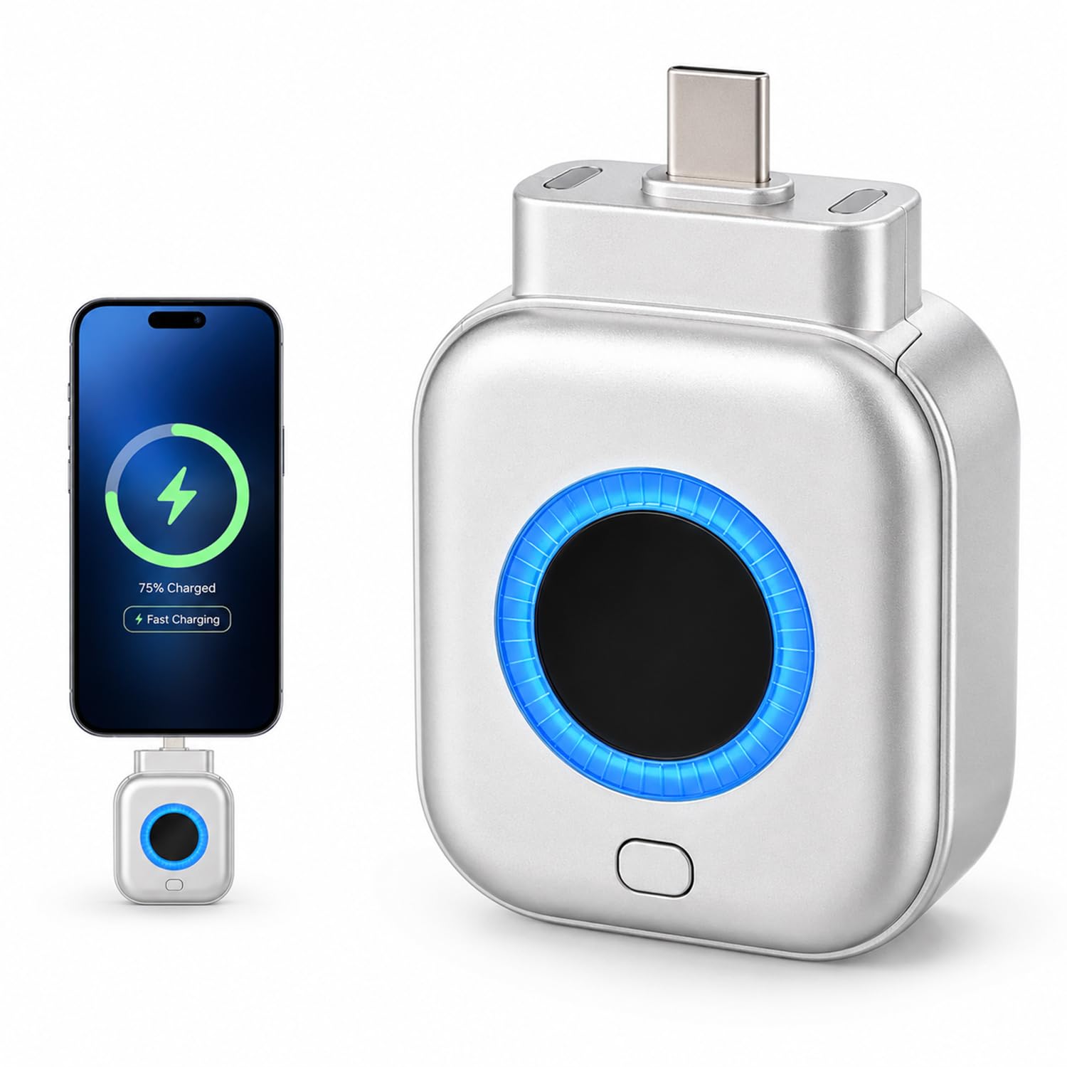 Smart Auto Stop Charging Adapter,140W Auto CutOff Charger Protector with AI FullCharge Disconnect,Plug and Play  Overnight Sa