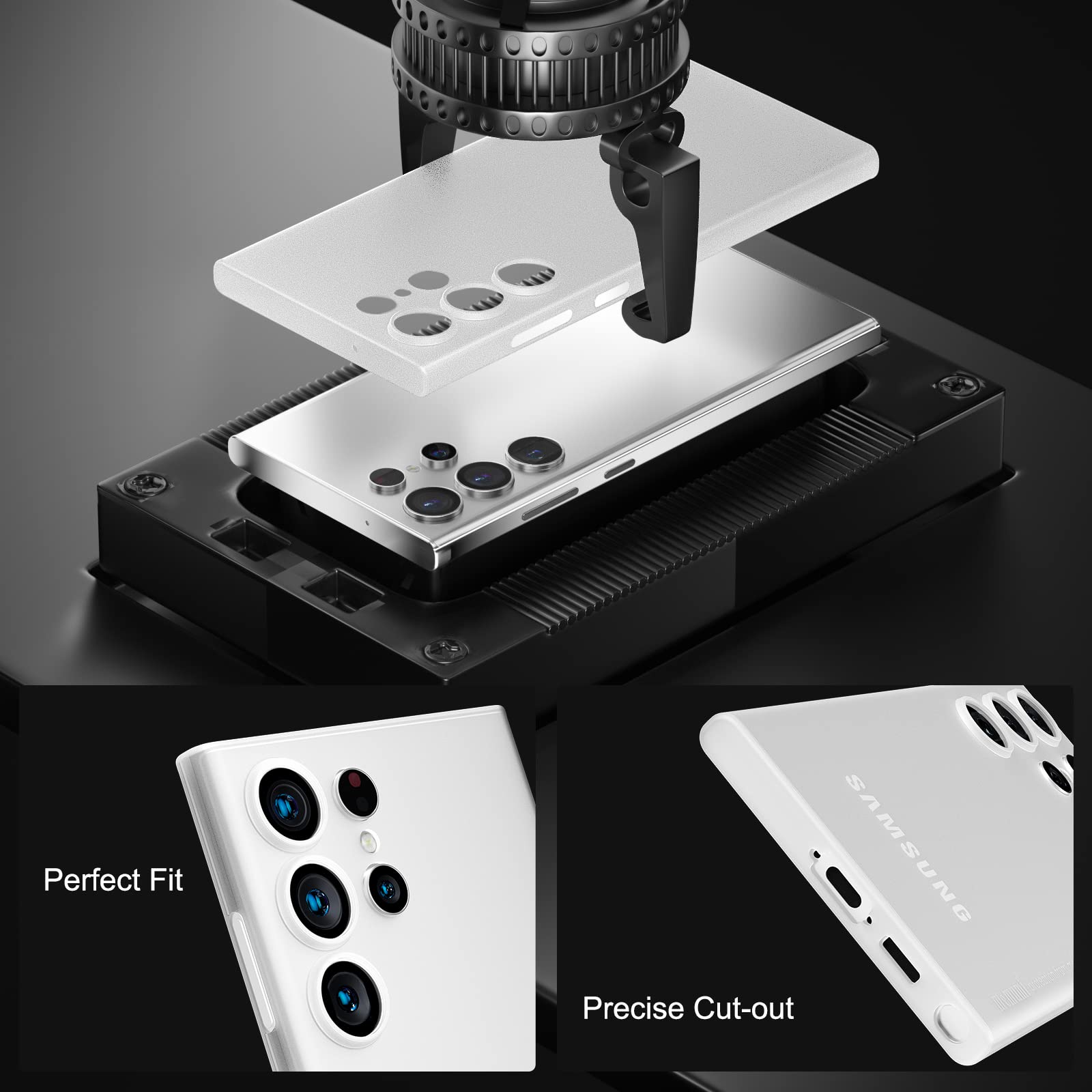 Memumi Ultra Slim For Samsung Galaxy S23 Ultra Case, Super Light 0.3Mm Matte Hard Back Cover For Galaxy S23 Ultra Thin Phone Cas