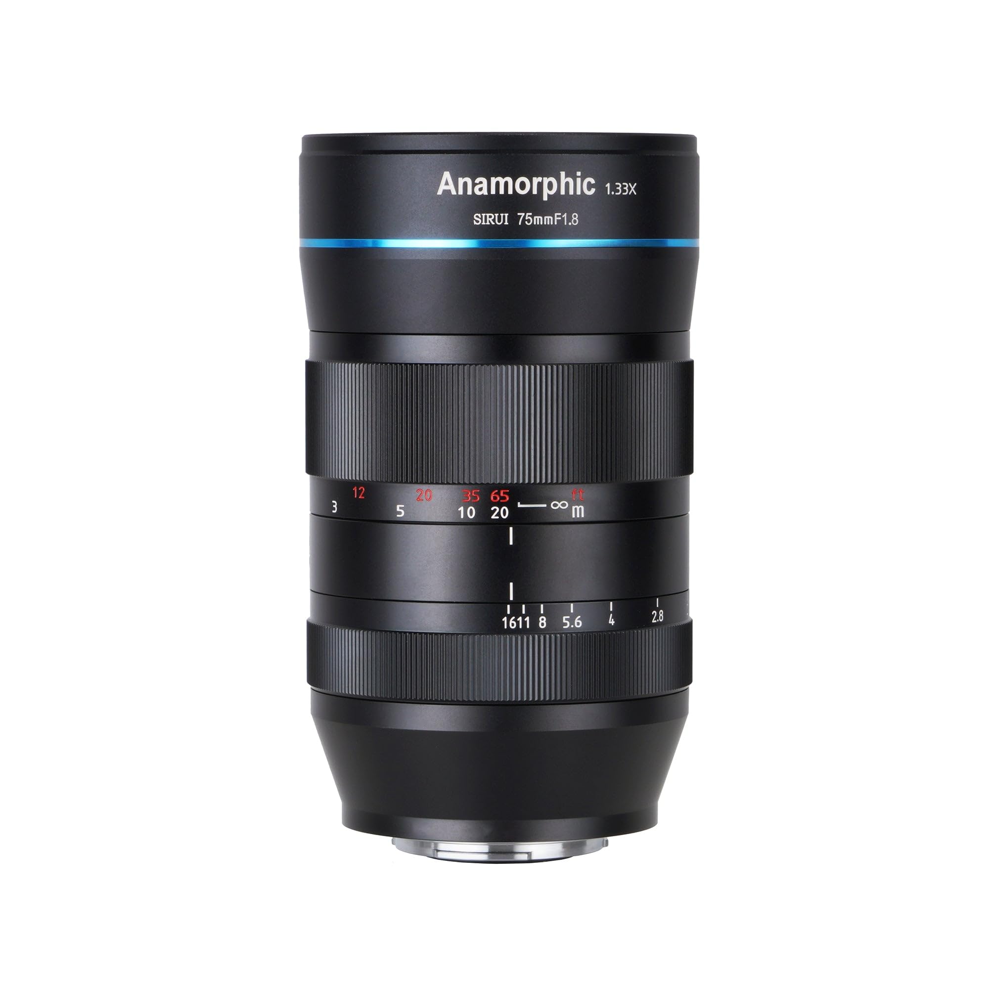 Sirui 75Mm F1.8 1.33X Aps C Anamorphic Lens For Z Mount, Blue Flare