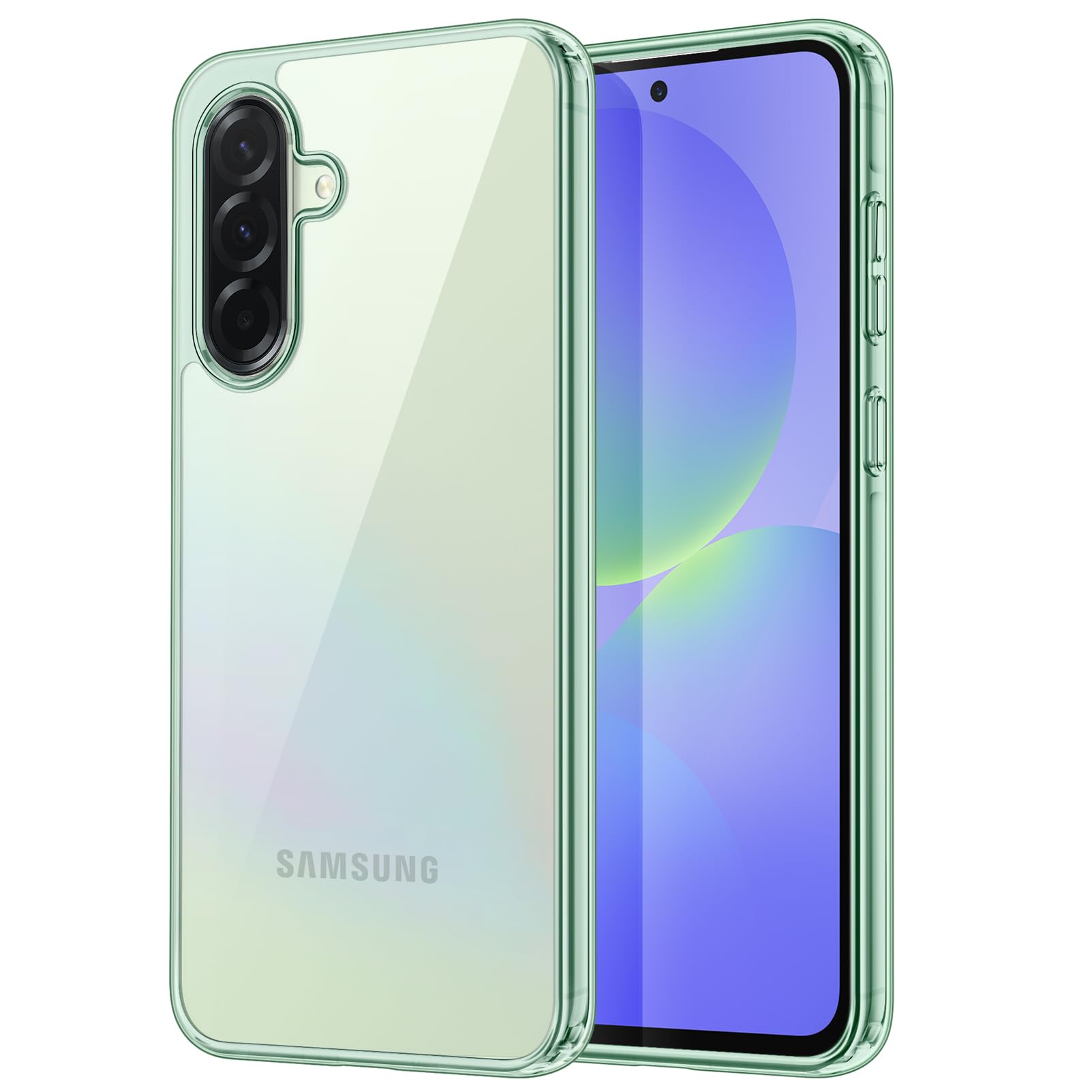 JETech Case for Samsung Galaxy A36 5G, Non-Yellowing Shockproof Bumper Protective Phone Cover, Anti-Scratch Hard PC Back (Lime)
