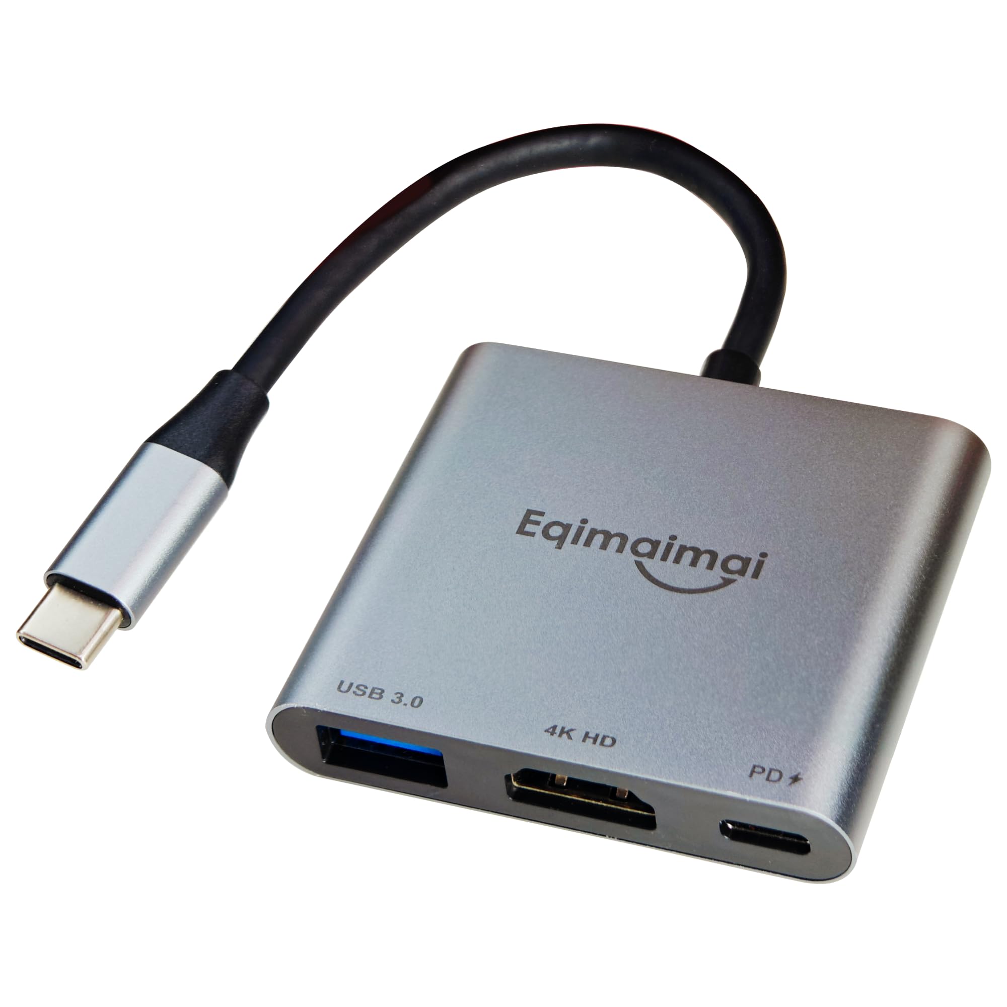 USB C to HDMI Adapter, 4K HDMI to USB C,USBC to HDMI Adapter for MacBook/Ipad/iPhone with USBA 3.0, PD Charging, Multiport Hub C