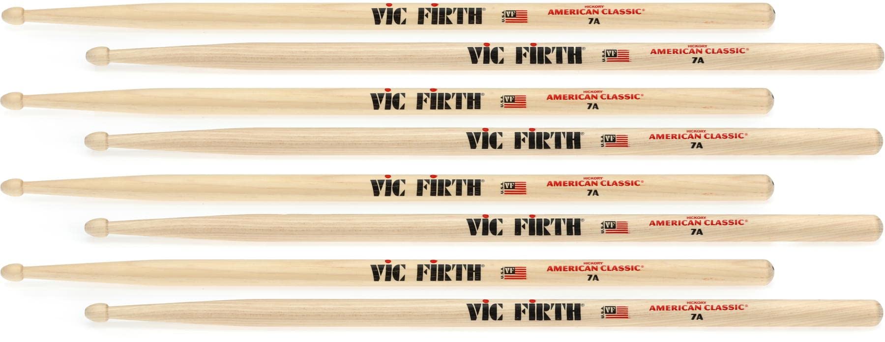 Vic Firth American Classic Value Pack Drum Stick (P7A37A1)