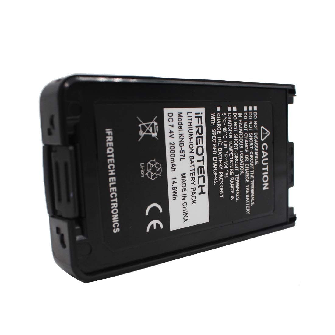 Ifreqtech Knb 57L Replacement Battery Compatible For Kenwood Tk 2140 Tk 2160 Tk 2360 Tk 3140 Tk 3170 Nx 220 Nx 320 Tk 3360 Tk 3160 Radio Knb 55L Knb 24L Knb 56N Knb 35L 2000Mah Li Ion Battery