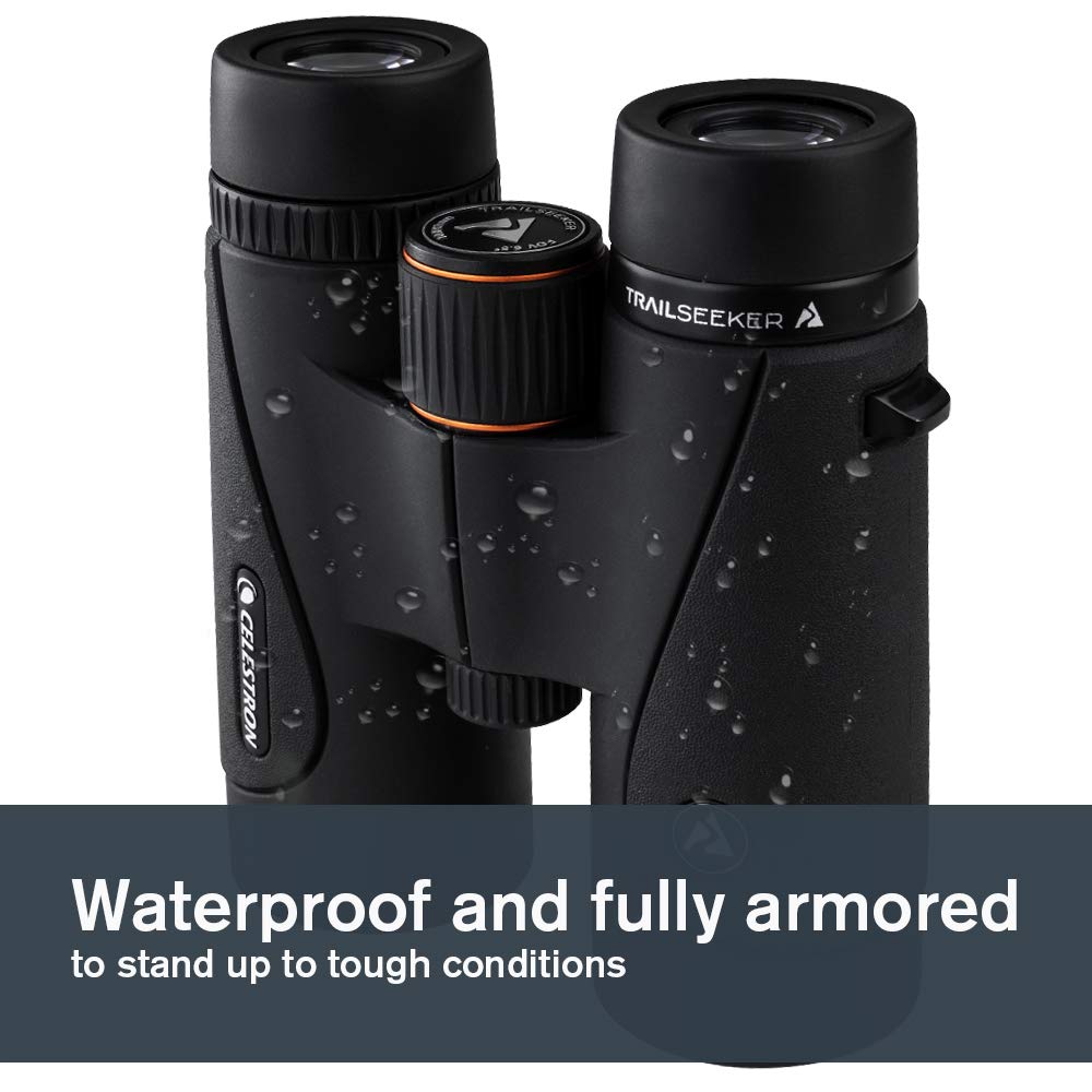 Celestron   Trailseeker 8X42 Binoculars   Fully Multi Coated Optics   Binoculars For Adults   Phase And Dielectric Coated Bak 4