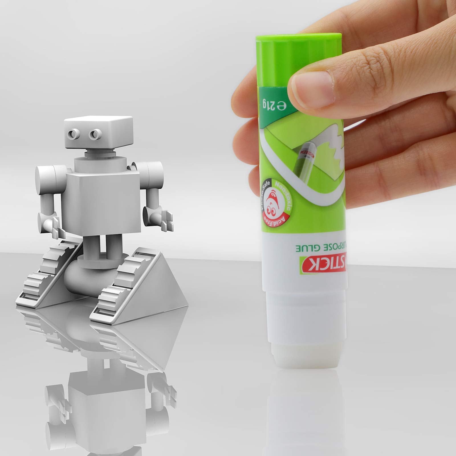 3D Printer Glue Sticks, Fengwangli 4 Pieces Solid Adhesive For Hot Bed Print Filament Pla Glass Abs Petg Cpe