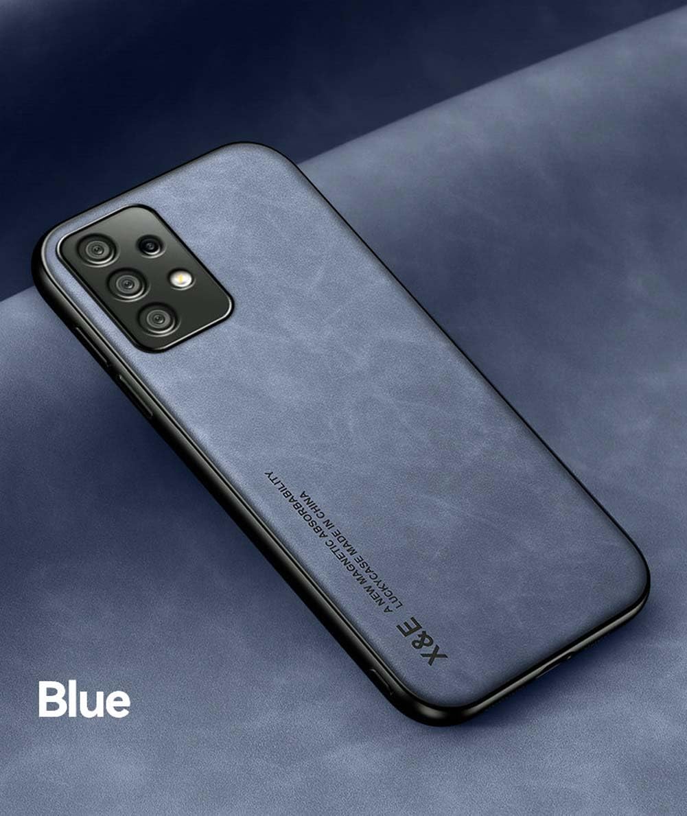 Kepuch Silklike Case For Samsung Galaxy A23   Cover Bumper Built In Metal Plate For Samsung Galaxy A23   Blue