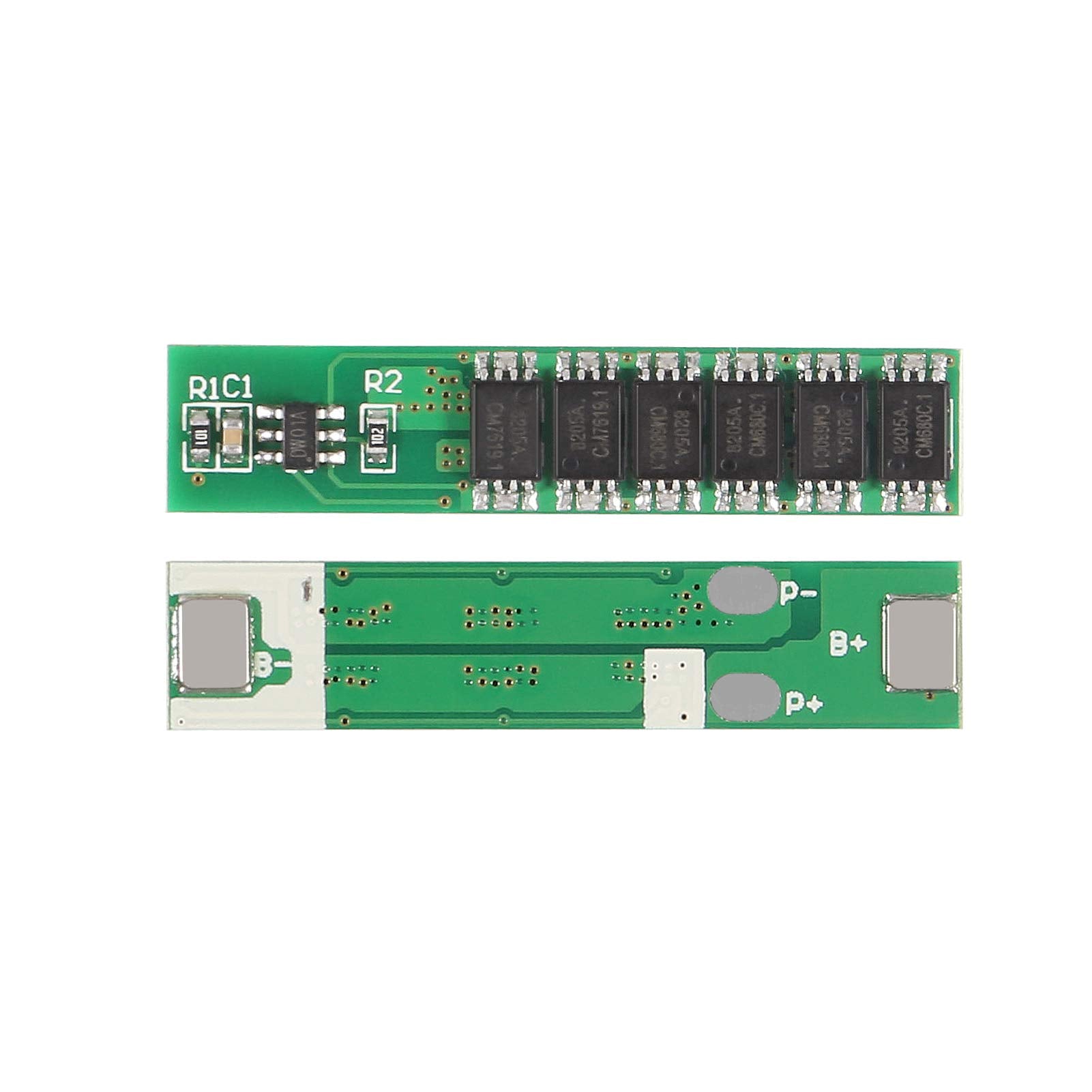 Aceirmc 1S 3.7V 10A 6Mos 18650 Charger Pcb Bms Protection Board For 18650 Li Ion Lithium Lipo Battery Cell (10Pcs)