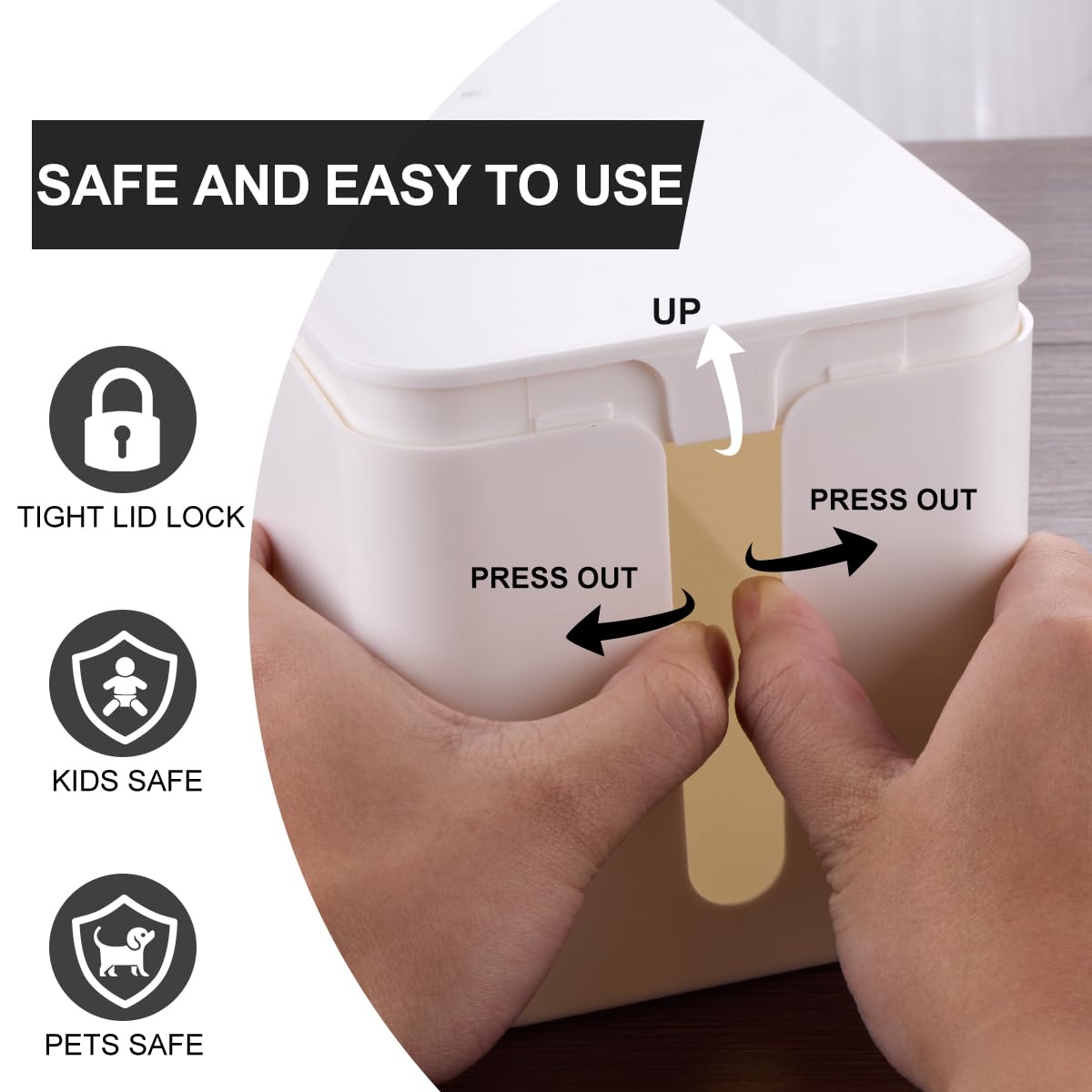 3 Pack Cable Management Box With 18 Pcs Cable Management Set   Large & Medium & Small Cable Organizer Box To Hide Wires & Power