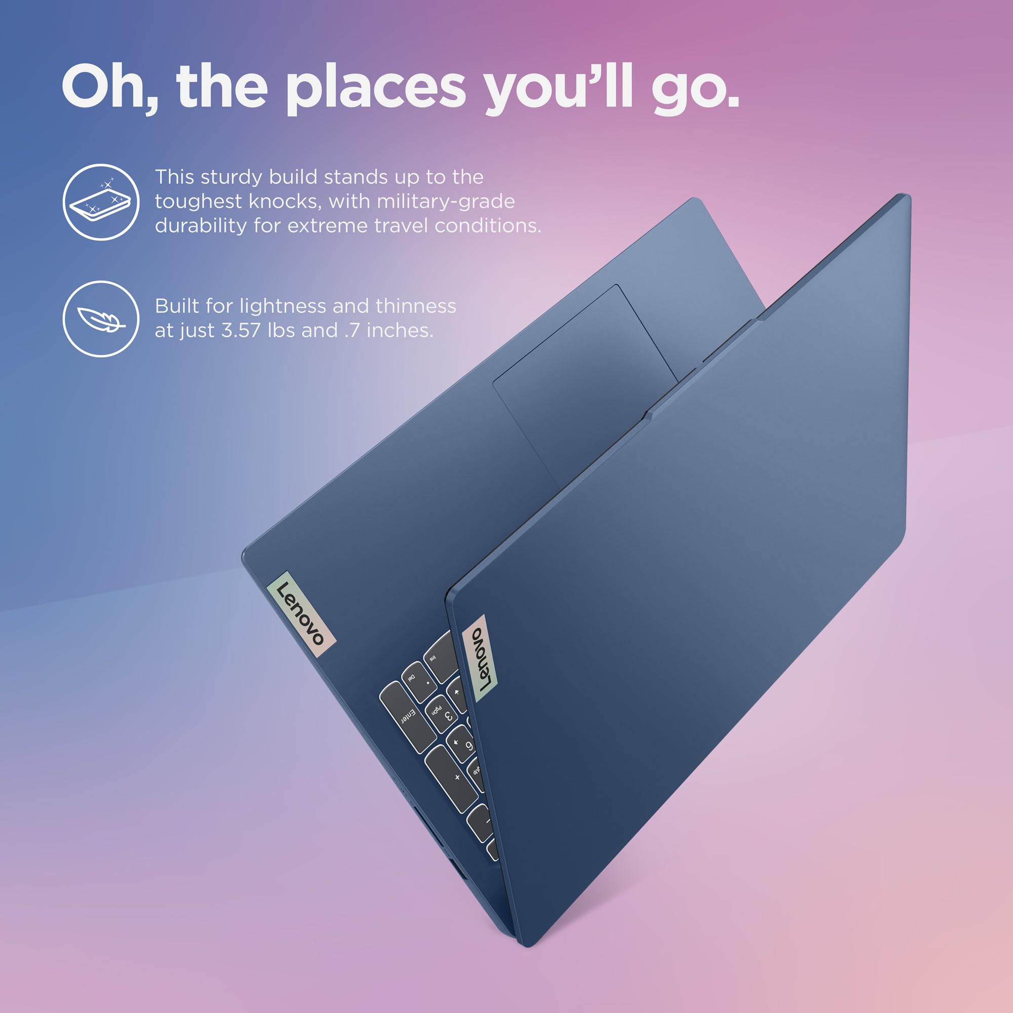 Lenovo Ideapad Slim 3 - Everyday Laptop - Lightweight - Windows 11-15.6 Fhd - 8Gb Memory - 256Gb Storage - Amd Ryzen 5 7520U - A