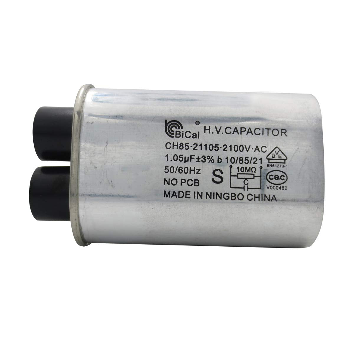 Meter Star Cqc&Vde Certification Universal Household Microwave High Voltage Capacitor Ch85 2100V Ac H.V.Capacitor 10/85/21 50/60