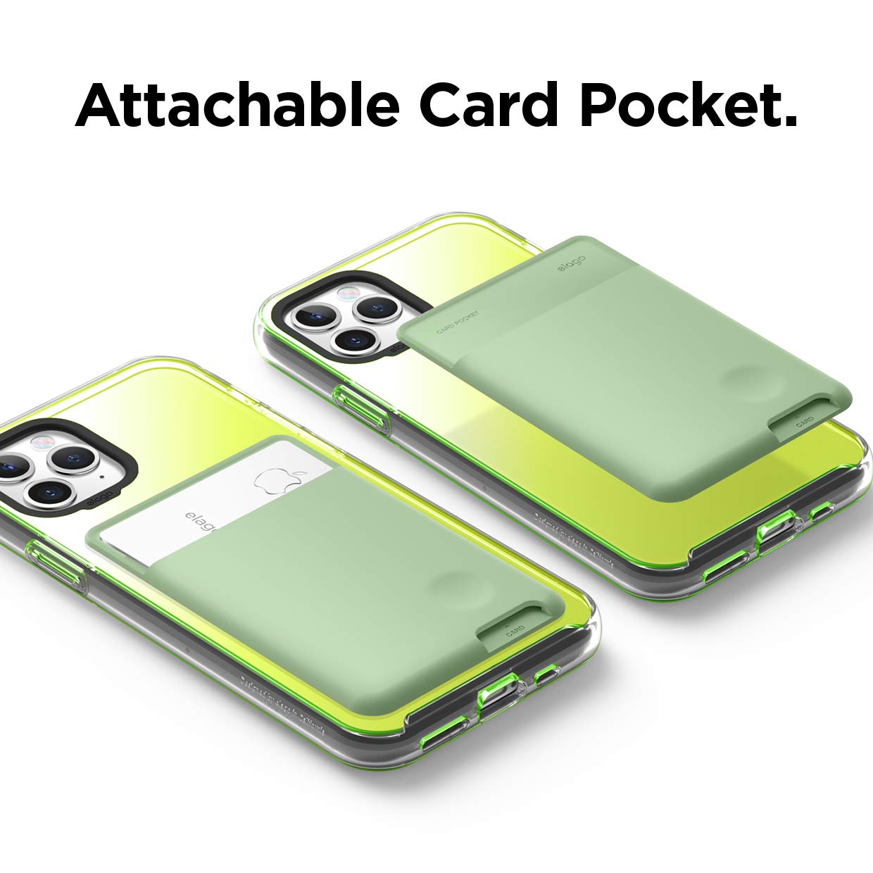 Elago Phone Card Holder - Secure Wallet, Ultra Slim For Back Of Phone, 3M Adhesive Id Iphone, Galaxy And Most Smartphones [Paste