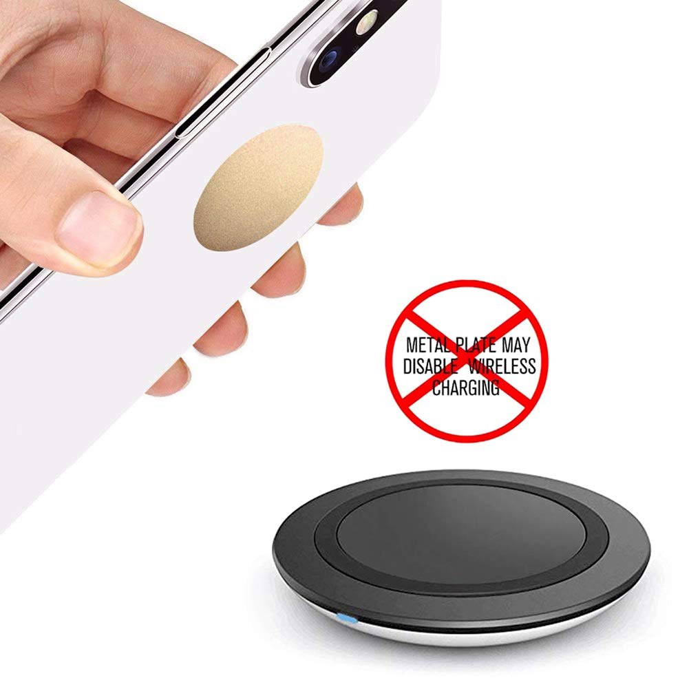 Ackllr 16 Pieces Phone Car Mount Metal Plate With Adhesive For Magnetic Cradle Less Mount,Cell Phone, Gps And Tablet Holder, 8 R