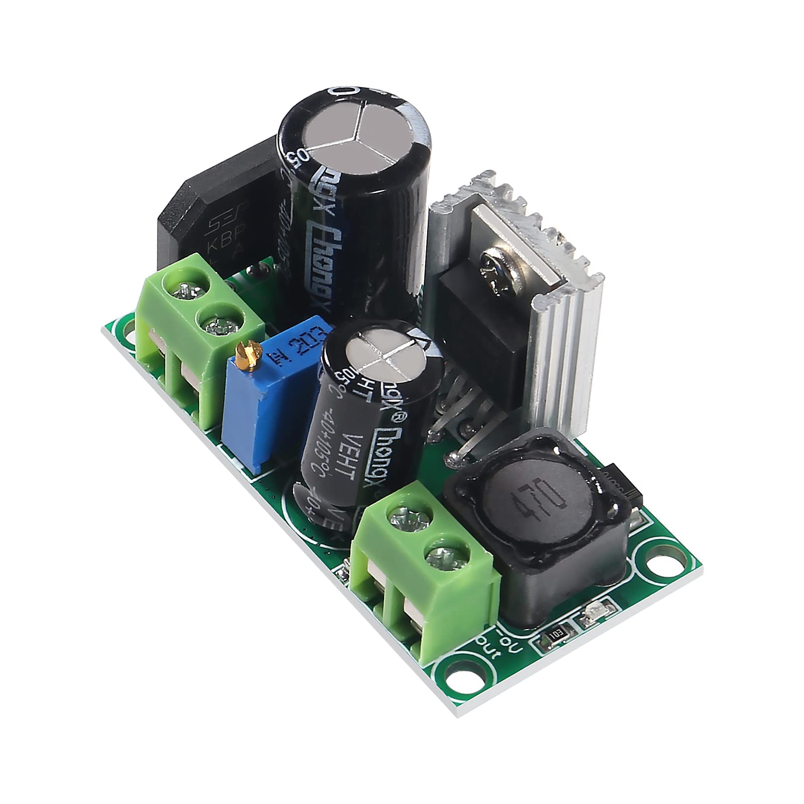 Diitao 10Pcs Ac/Dc To Dc Step Down Buck Converter Module Lm2596Hv Adjustable Voltage Regulator