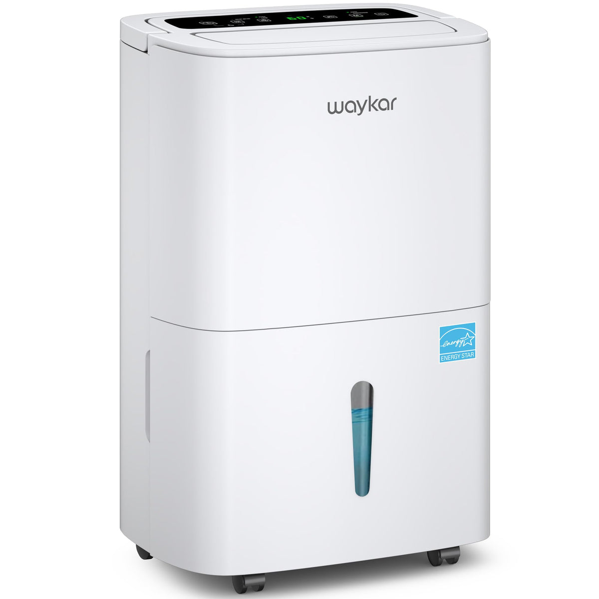 Waykar 80 Pints Energy Star Home Dehumidifier For Spaces Up To 5,000 Sq. Ft At Home, In Basements And Large Rooms With Drain Hos