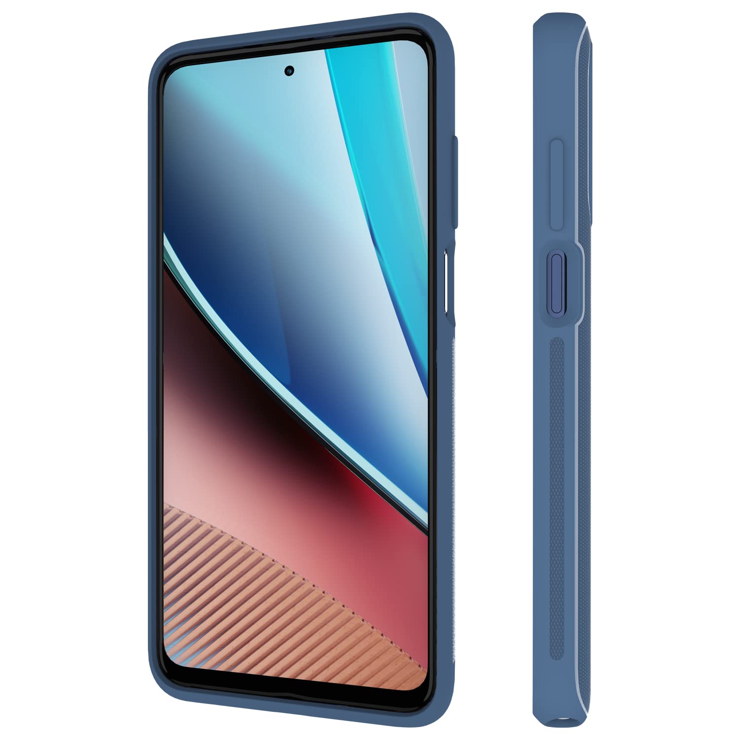 Motorola Moto G Stylus (2023) Textured Protective Case  Dusk Blue   Precision Fit Shock Absorbing Cases For Enhanced Phone Grip,