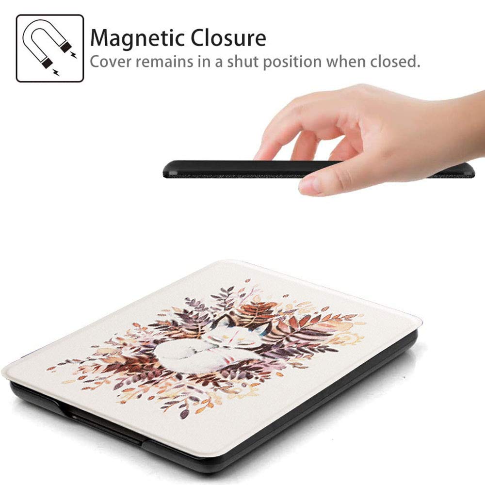Scsvpn Case For Kindle Paperwhite 11Th Generation 2021 And Kindle Paperwhite Signature Edition (6.8''), Thin Slim Pu Leather She