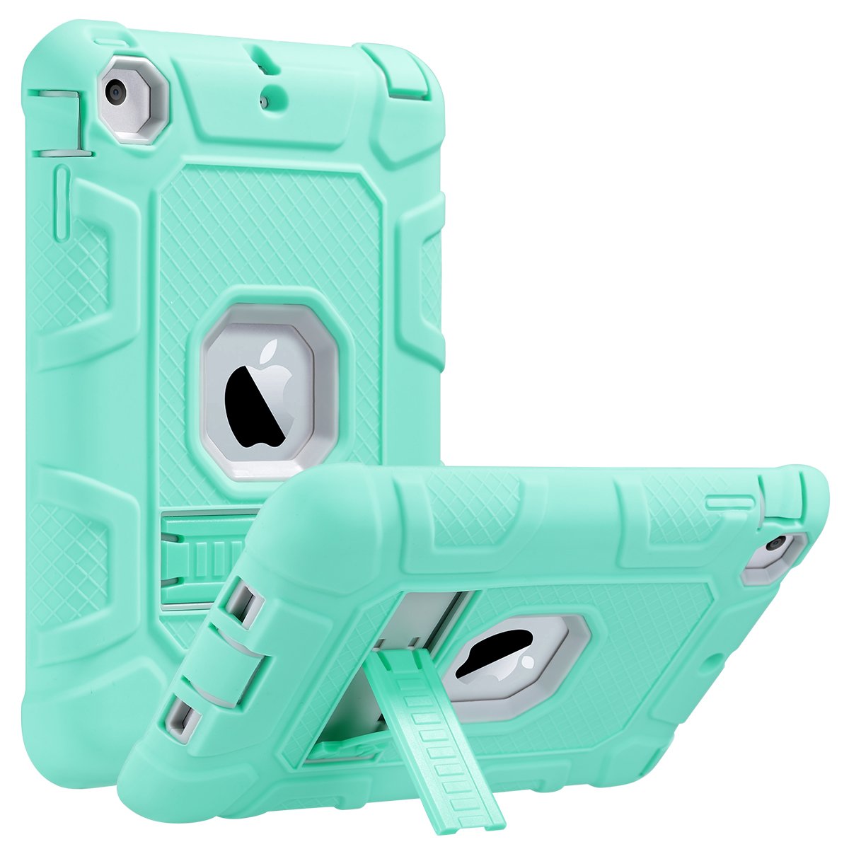 Ulak Case For Ipad Mini 1 2 3, Three Layer Heavy Duty Shockproof Protective Case With Kickstand For Ipad Mini 2 Case 1St 2Nd 3Rd