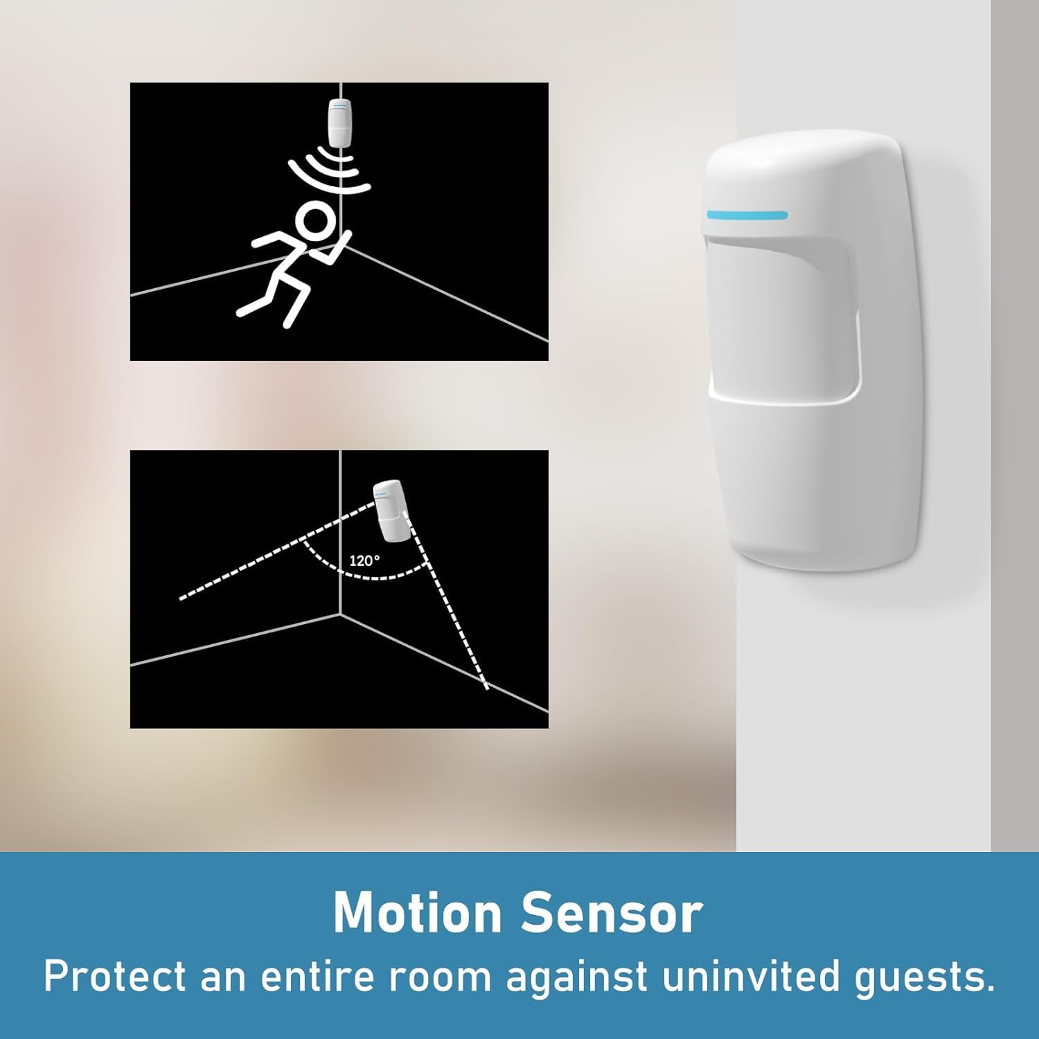 Tolviviov Motion Sensor   Compatible With Tolviviov Home Alarm System Hub Needed