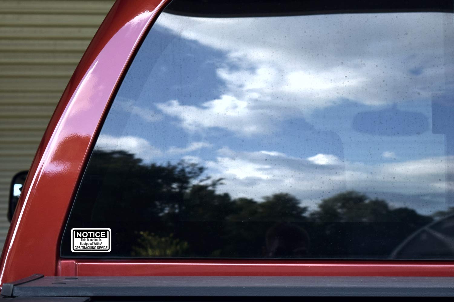 Stickertalk Machine Equipped With Gps Tracking Vinyl Stickers, 2.5 Inches By 1.5 Inches