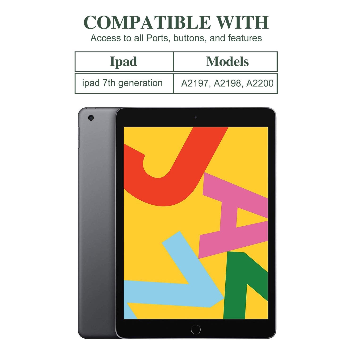 Ipad 9Th Generation Case, Ipad 10.2 Case Kids Girls, Ipad 8Th Generation Case, Ipad 7Th Generation Case, Ipad Cover 9Th Generati