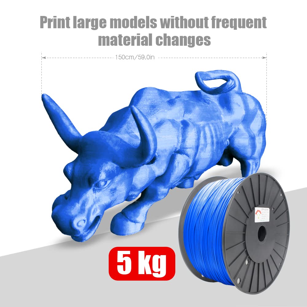 Reprapper Blue Pla Filament For 3D Printer & 3D Pen 1.75Mm (