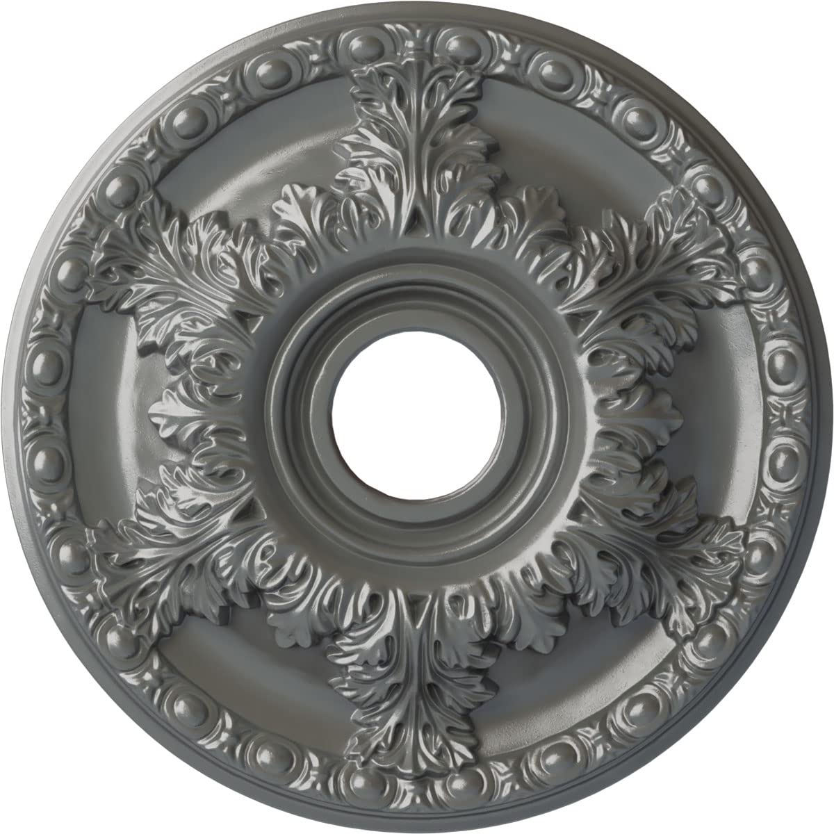 Ekena Millwork CM18GASLS Granada Ceiling Medallion, Silver