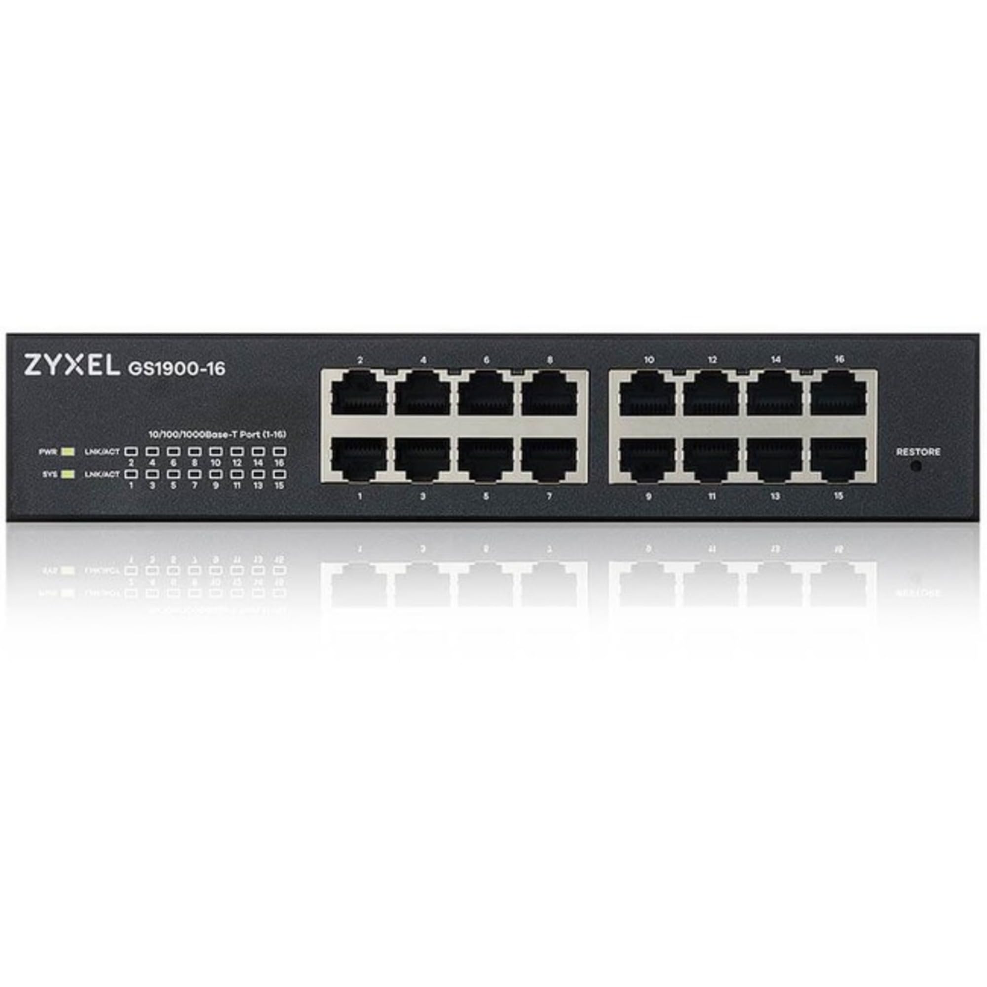 Zyxel 16 Port Gbe Smart Managed Switch