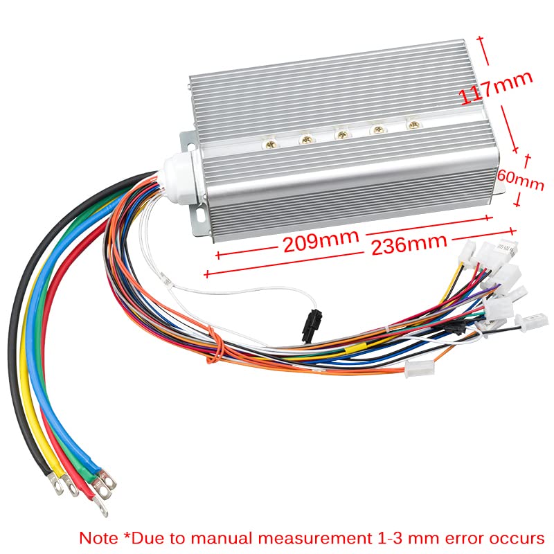 Electric Scooter Motor 48V 2000W Mid Drive Motor Dc Brushless Controller 45A With Lcd Throttle Grip 3 Speed Switch For Go Kart A