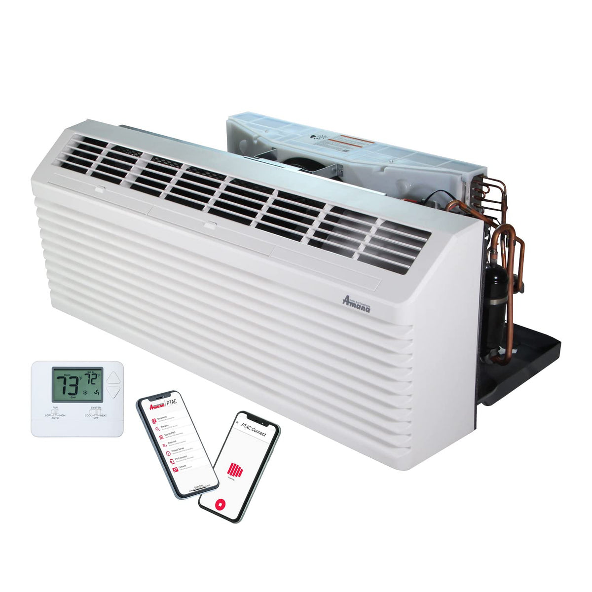 Amana Ptac 9,000 Btu Air Conditioner Ptc093K35Axxx With 35 Kw Heater