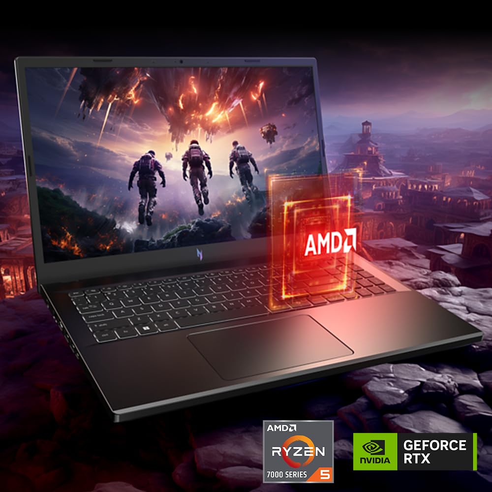 Acer Nitro V Gaming Laptop | Amd Ryzen 5 7535Hs Hexa Core Processor | Nvidia Geforce Rtx 4050 Laptop Gpu | 15.6'' Fhd Ips 144Hz