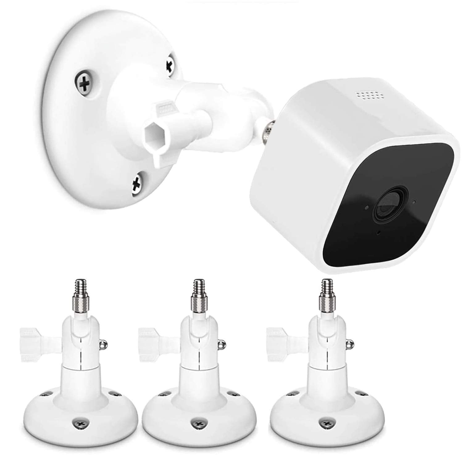 Holaca Wall Mount For Blink Mini All New Blink Indoor Cam   Adjustable Indoor/Outdoor Blink Home Security Camera Mounting Bracket (3 Pack)