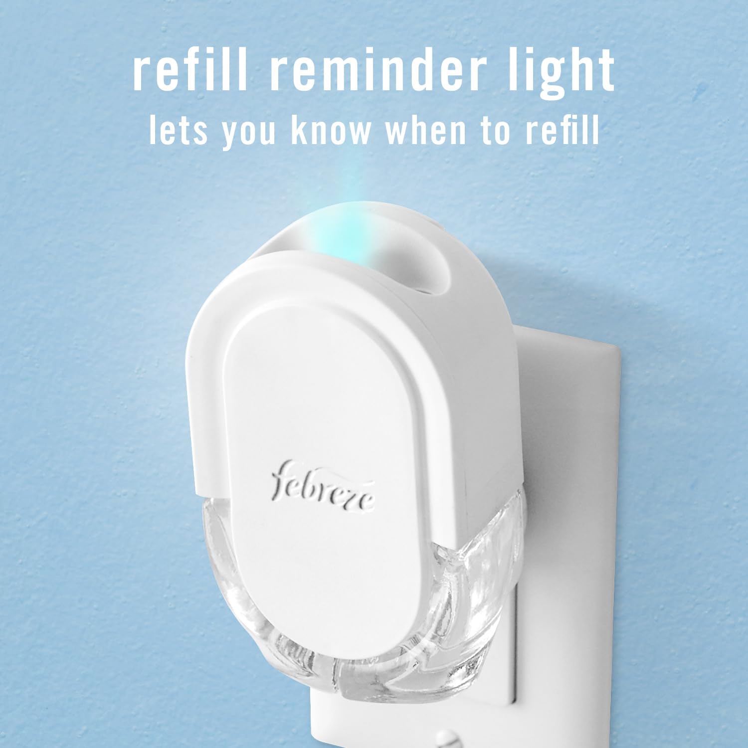 Febreze Plug In Air Freshener, Odor Fighting Scented Oil Refill, Tropical Blend Scent, 2 Refill