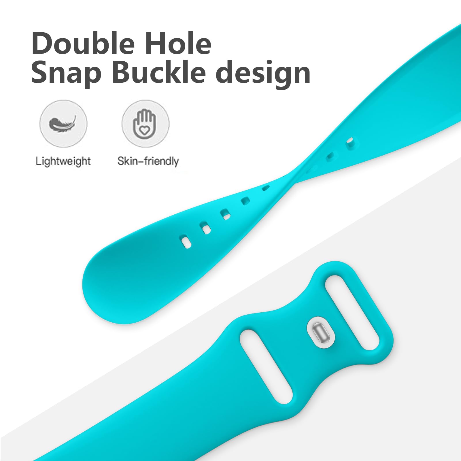 Imivio Sport Band Compatible With Apple Watch Band Women 38Mm 40Mm 41Mm 42Mm 44Mm 45Mm 49Mm For Women Men, Soft Silicone Waterpr