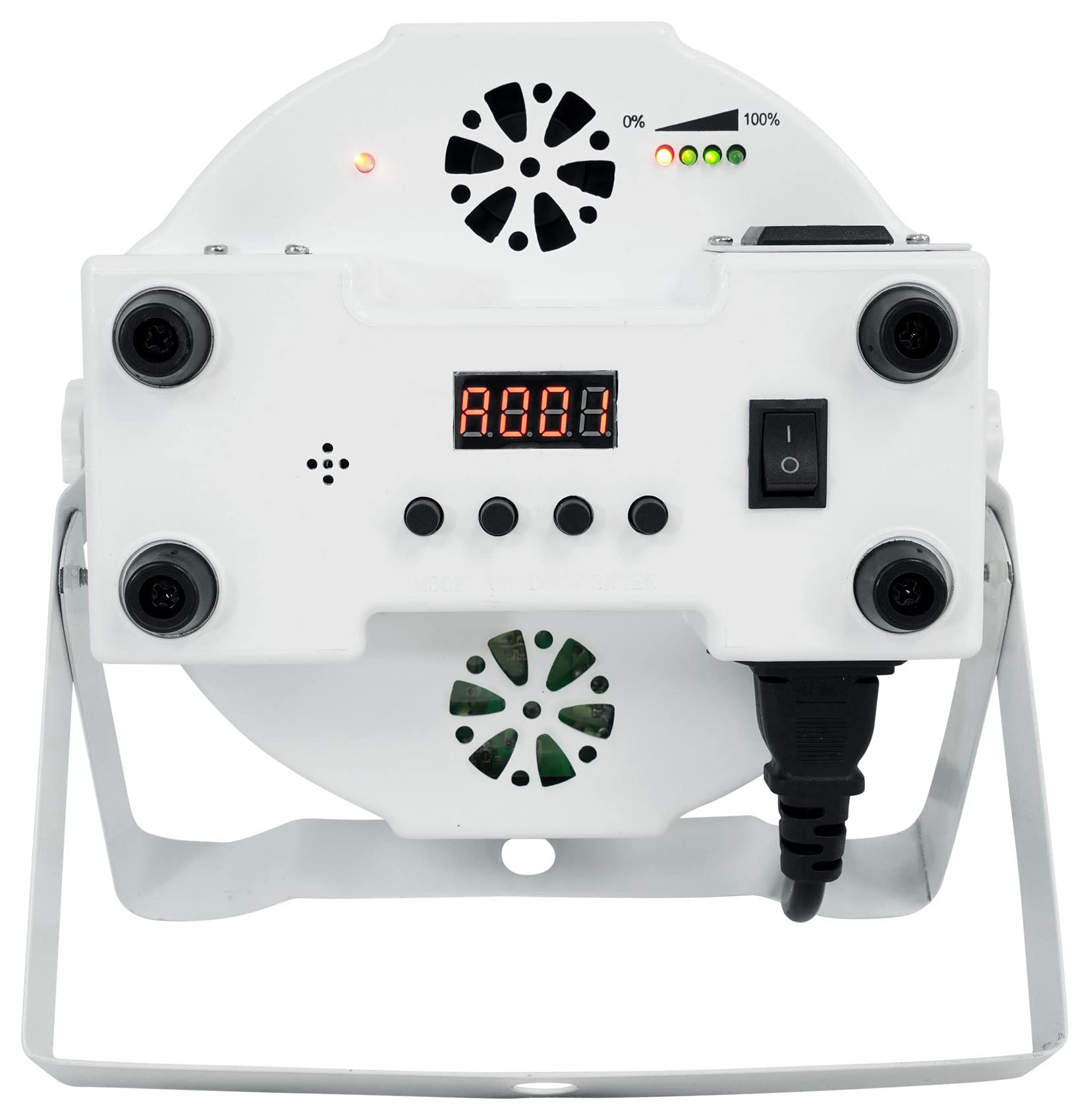 Rockville Battery Par 6Rf White Rgbwa+Uv Wireless Dmx Led Wash Light, 6 Leds (6W Each), Rechargeable & Replaceable Battery, Rf R