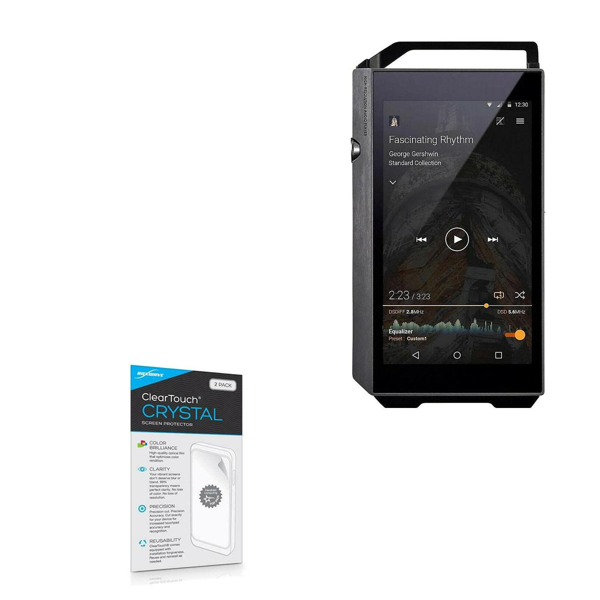 Screen Protector For Pioneer Xdp 100R (Screen Protector By Boxwave)   Cleartouch Crystal (2 Pack), Hd Film Skin   Shields From S