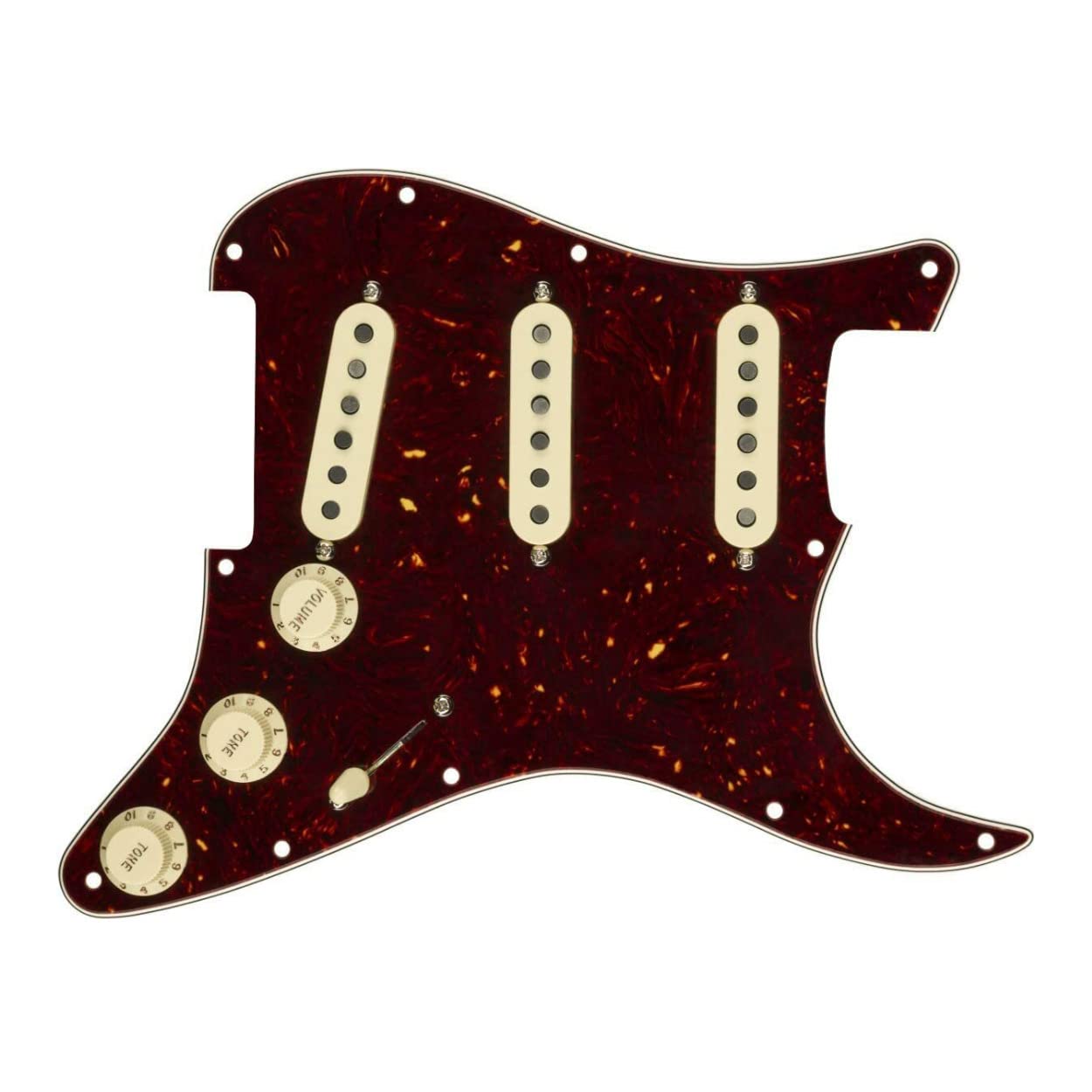 Fender Custom 69 Prewired Stratocaster Pickguard - Tortoise