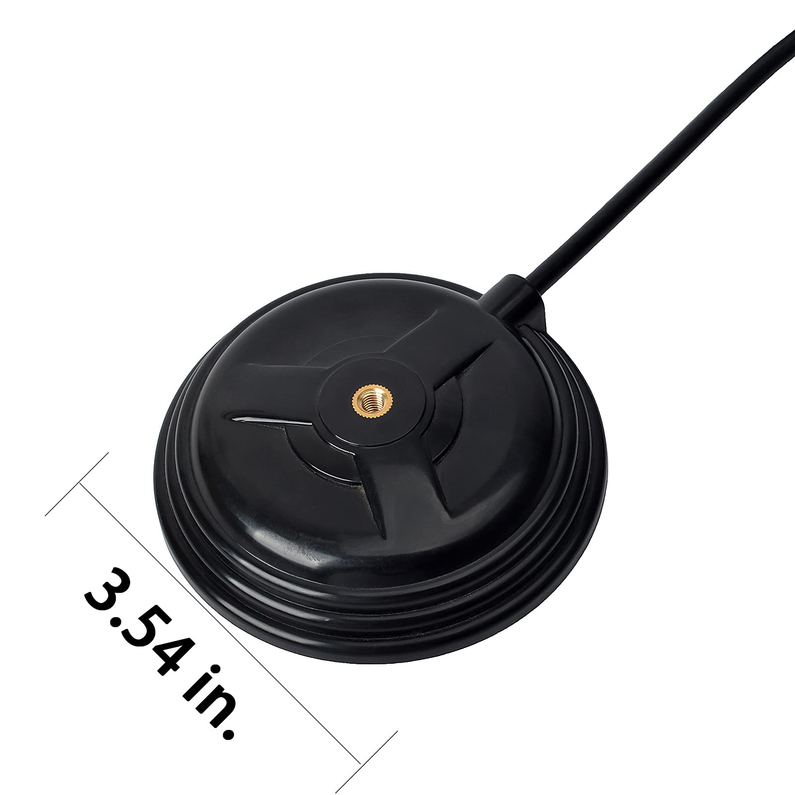Hyshikra Dual Band Mobile Antenna, Magnetic Mount Whip 144/430Mhz With 5Meters Rg58U Coax Cable For Yaesu Midland Icom Motorola
