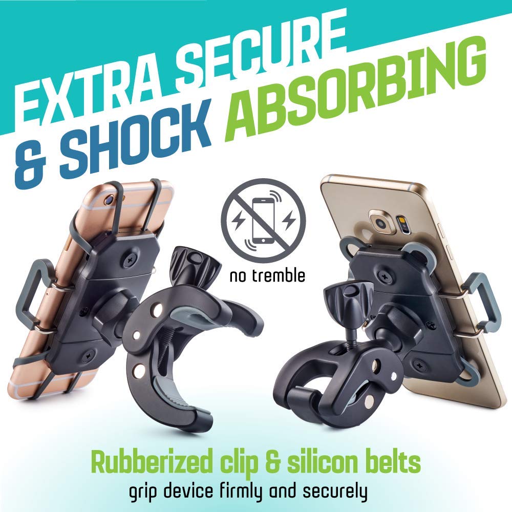 Caw.Car Accessories Metal Bike & Motorcycle Phone Mount   The Only Unbreakable Handlebar Holder For Iphone, Samsung Or Any Other