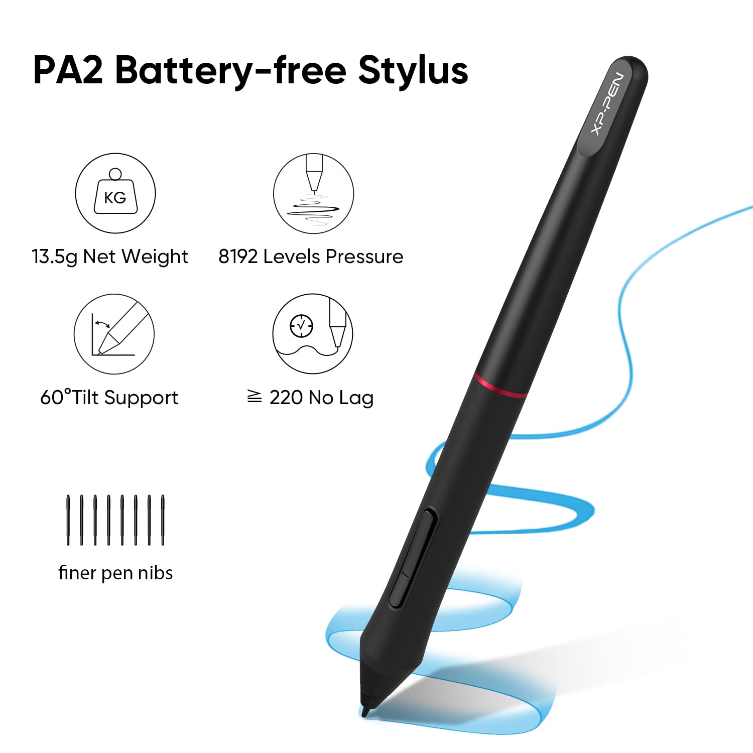 Xppen Drawing Tablet With Screen Full-Laminated Graphics Drawing Monitor Artist13.3 Pro Graphics Tablet With Adjustable Stand An