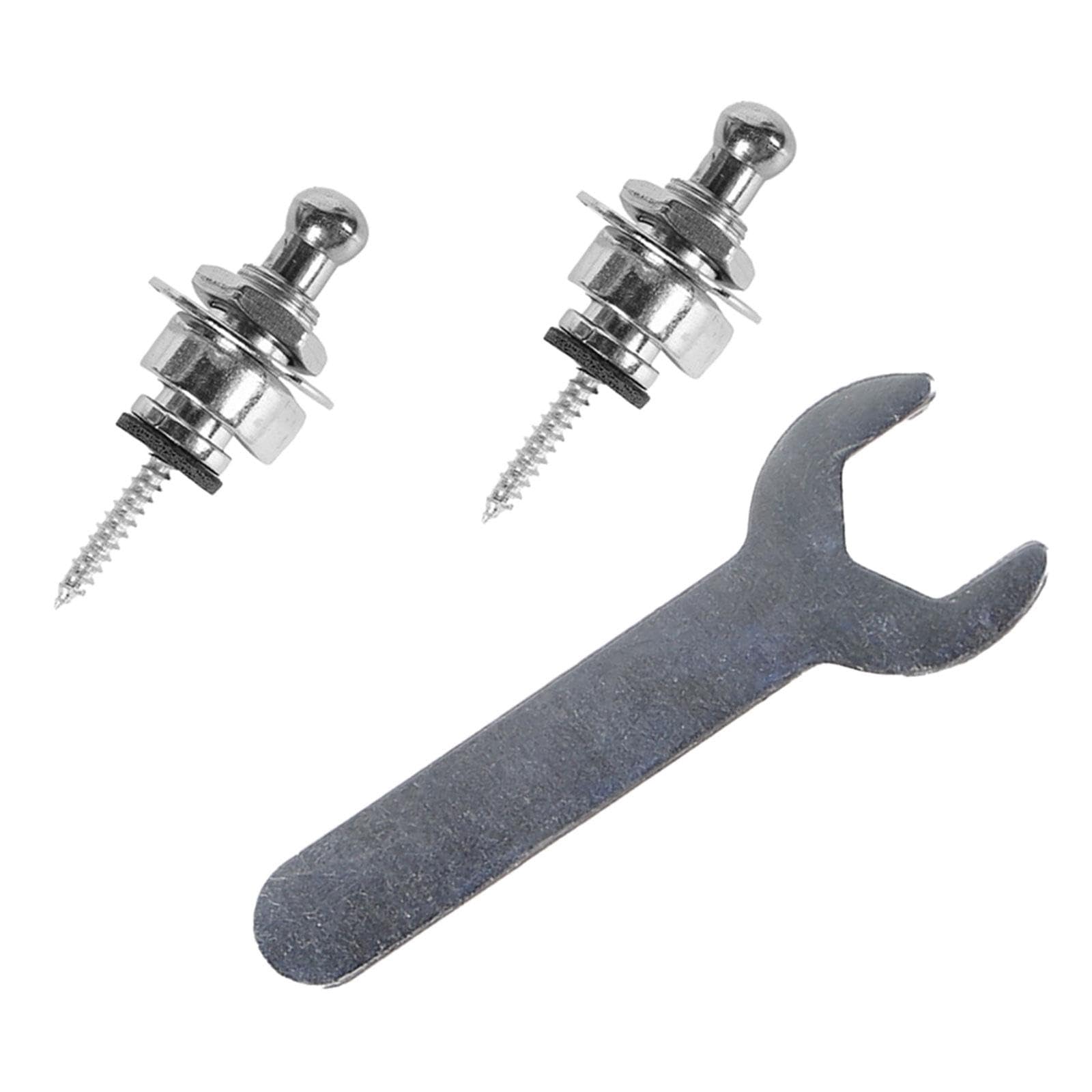 CLUB BOLLYWOODSecurity Strap Lock System NonSlip for Electric Guitar Bass Acoustic Guitar Argent| Other Musical Instruments| Ot