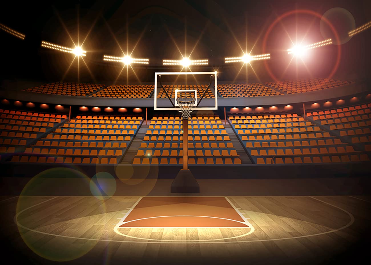 7X5Ft Basketball Photo Backdrop For Photography, Basketball Theme Background For Birthday Party, Sports Theme Backdrop For Boys