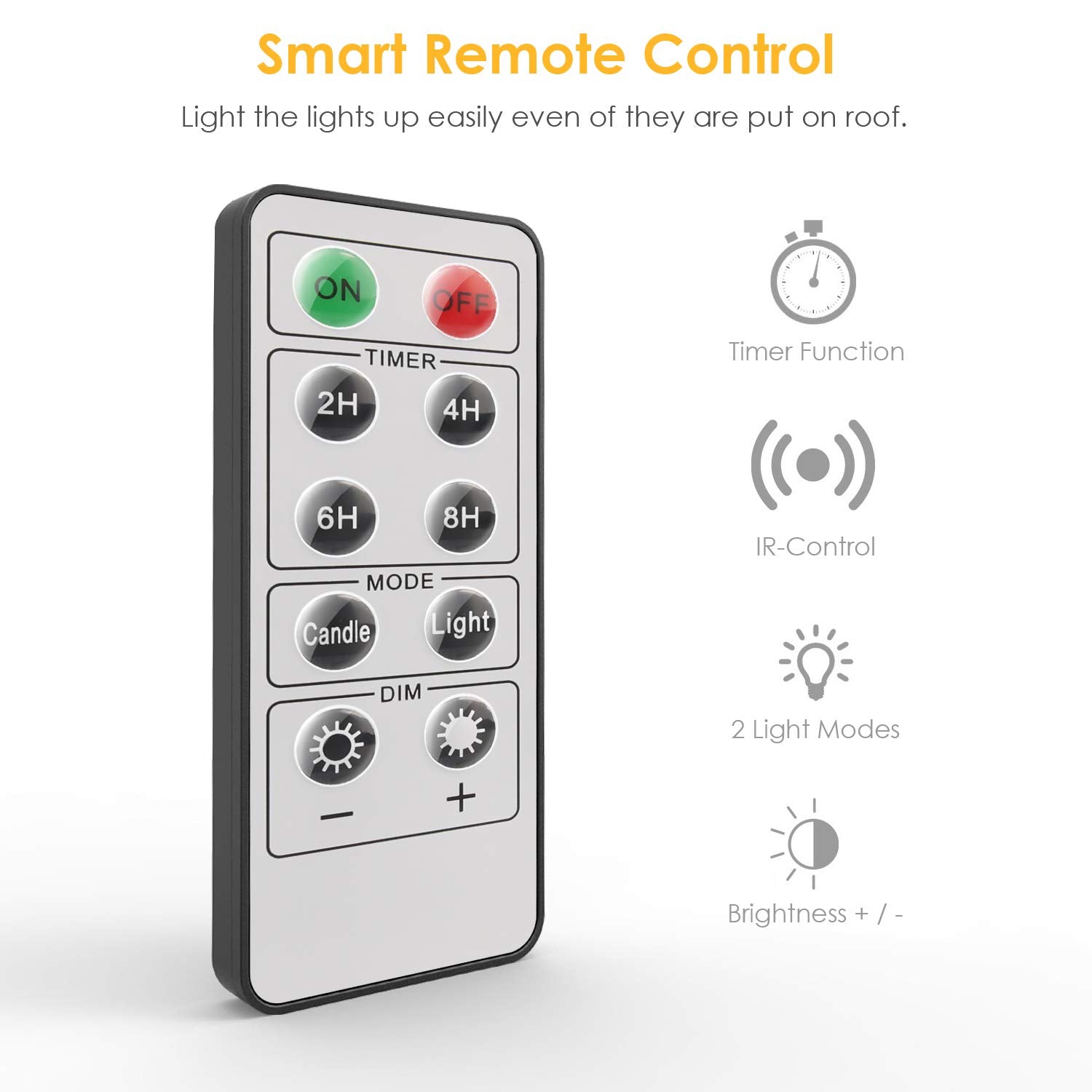 Luditek [4 Pack] Halloween Led Pumpkin Lights With Remote And Timer, Battery Operated Orange Jack O Lantern Light For Halloween